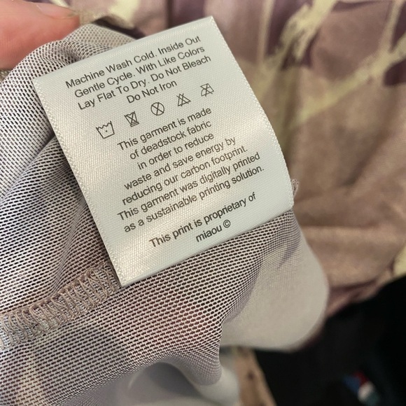 Miaou Mini Tee in Stone Mauve - Picture 10 of 11